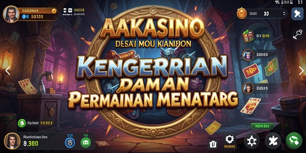 Tangkapan layar gameplay menakutkan dari AAKASINO dengan suasana Horror yang mendalam.