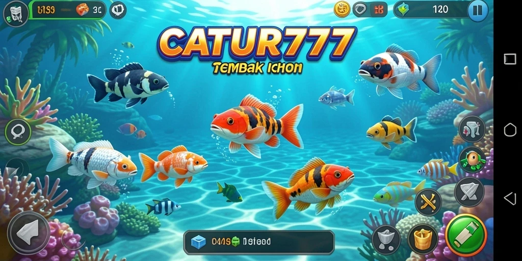 Gameplay seru Catur777 dengan aksi tembak ikan yang mendebarkan.