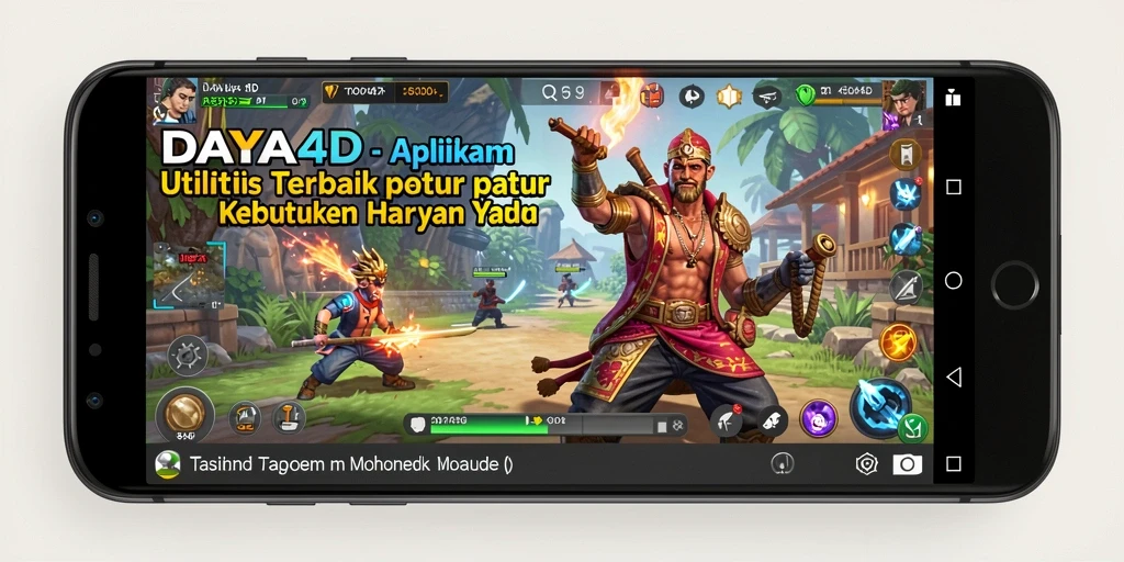 Tampilan utama DAYA4D memudahkan navigasi aplikasi Utility.