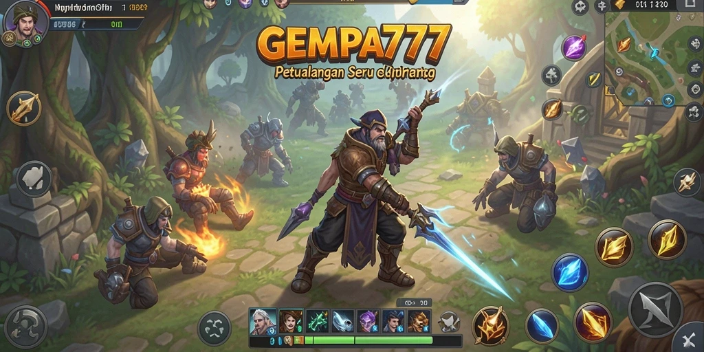 Tampilan seru dalam pertempuran ARPG yang mendebarkan.
