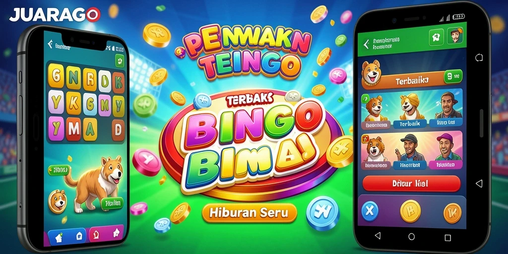 Tampilan permainan JUARAGO yang penuh warna dan menarik.