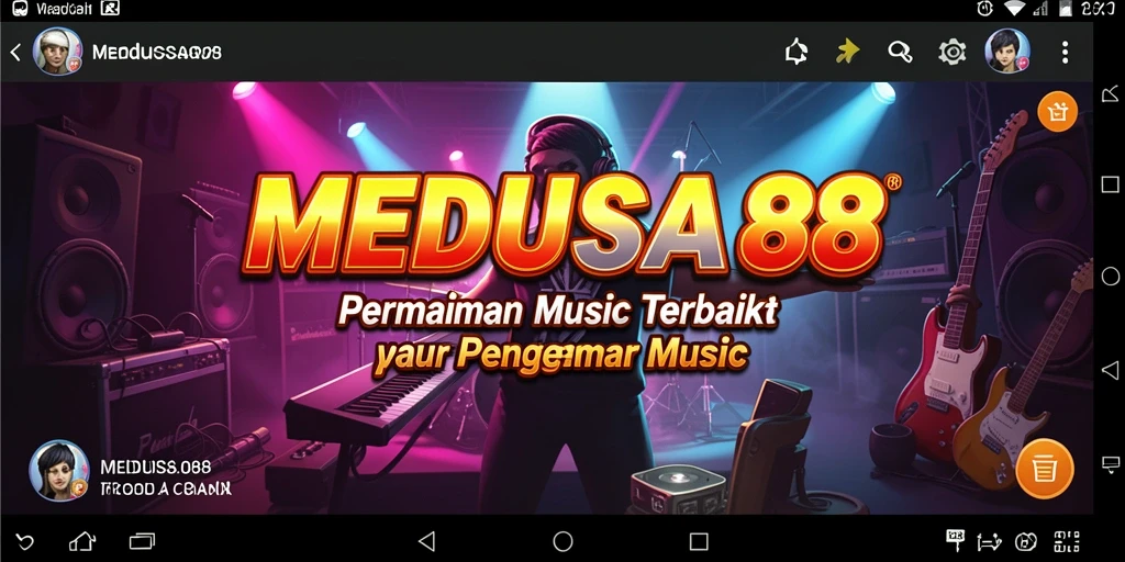 Tampilan gameplay <strong>MEDUSA88</strong> yang interaktif dan penuh warna.