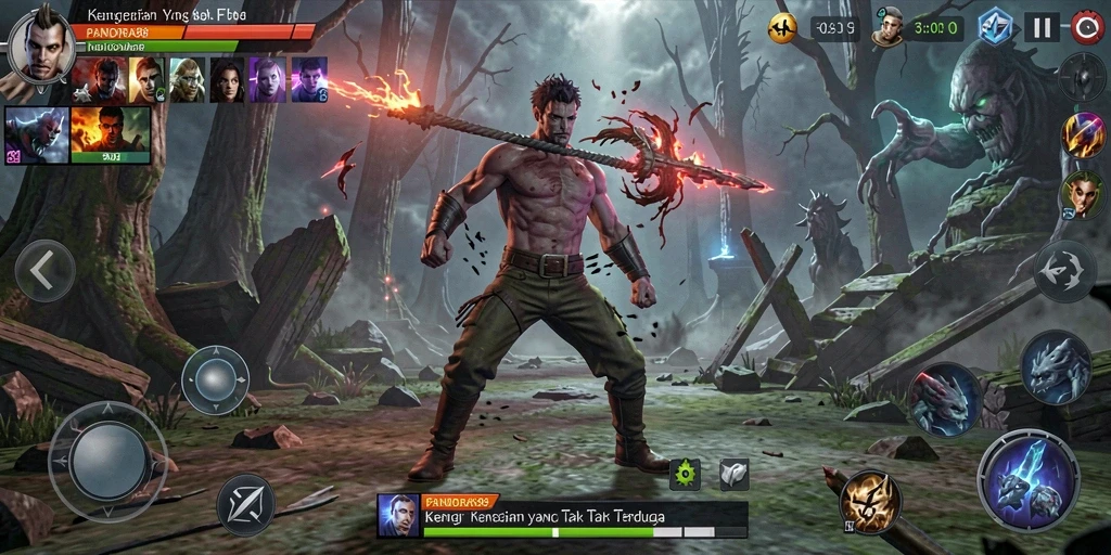 Tangkap momen menakutkan dari gameplay PANDORA88.