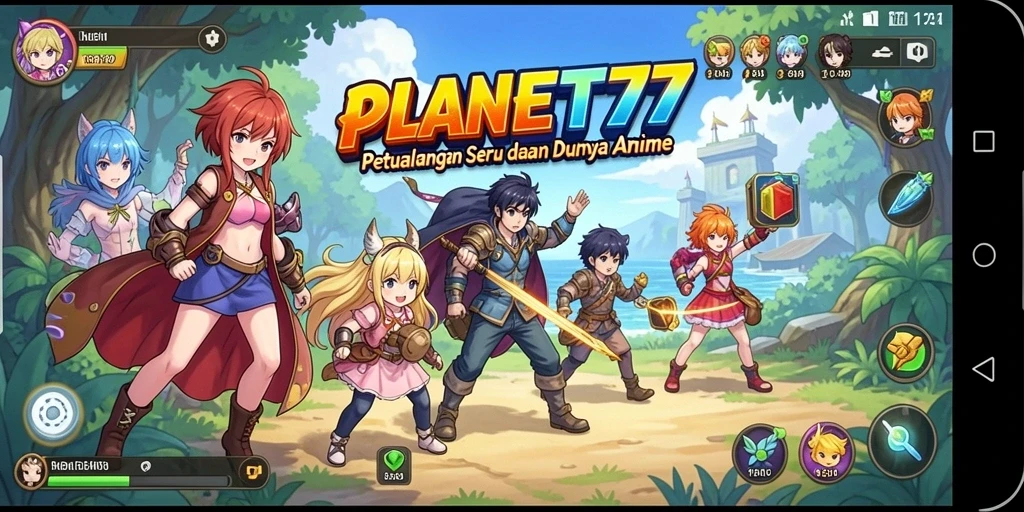 Tampilan gameplay seru dalam dunia <strong>Anime</strong> yang memukau.