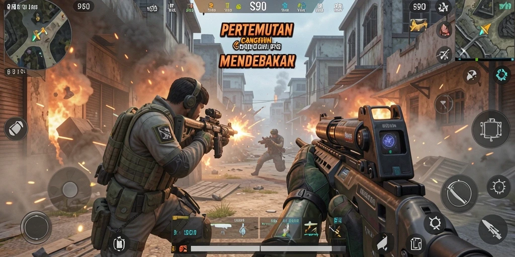 Tampilan gameplay S80 yang mendebarkan dan penuh aksi FPS.