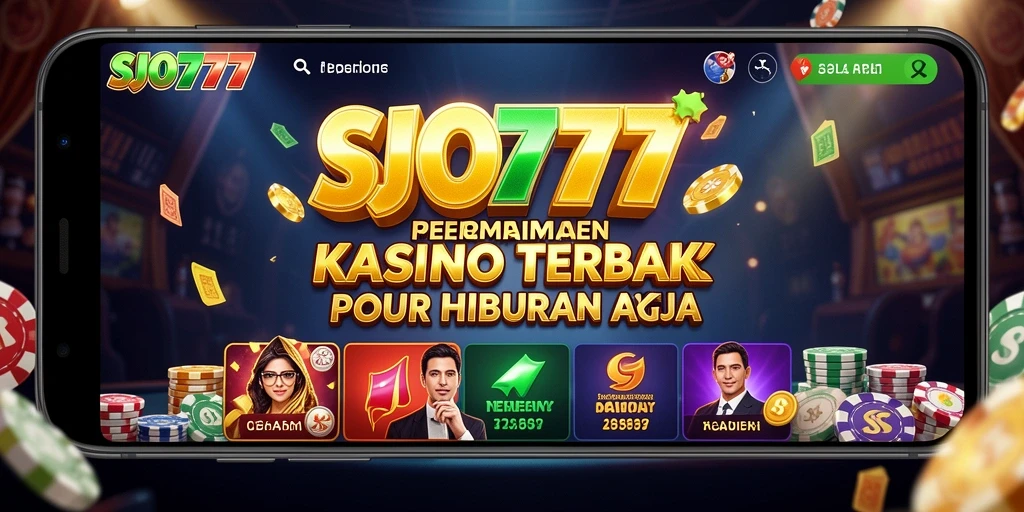 Tampilan menarik dari gameplay seru SJO777 di Kasino.