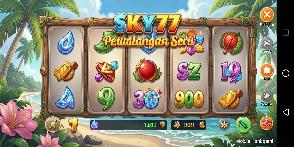 Screenshot utama <strong>SKY77</strong> menampilkan gameplay Slot yang memikat dengan animasi menarik.
