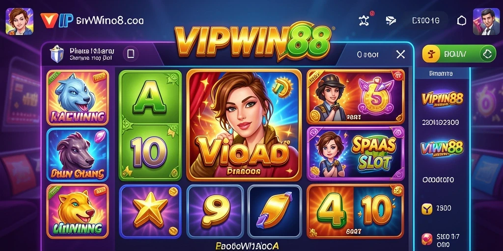 Screenshot gameplay Slot VIPWIN88 dengan grafis menakjubkan.